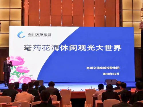 亳州旅游開發(fā)項目亮相2019年安徽粵港澳大灣區(qū)文化旅游推介會